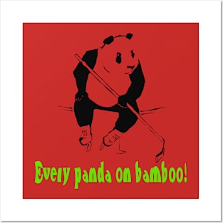 Every panda on bamboo! Posters and Art